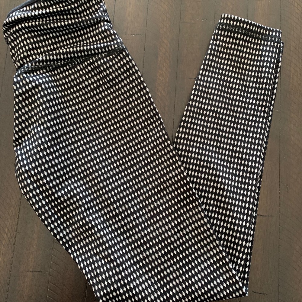 Checkered leggings